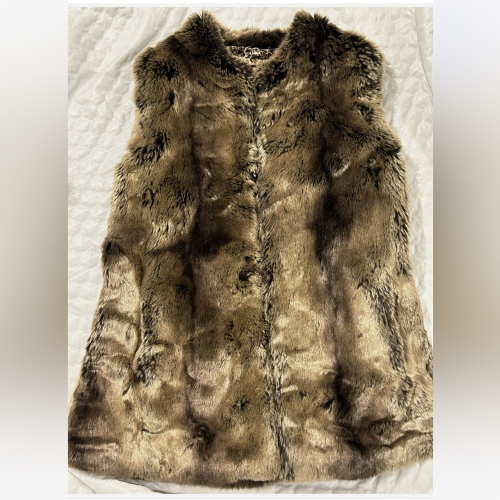 Timeless Naeem Khan Faux Fur Vest